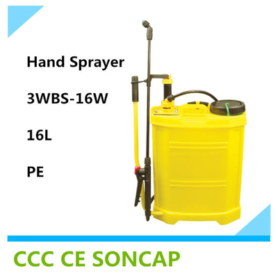 Bodiness PP Plastic Hand Sprayer Knapsack Agriculture Sprayer with Double Pump (3WBS-16W)