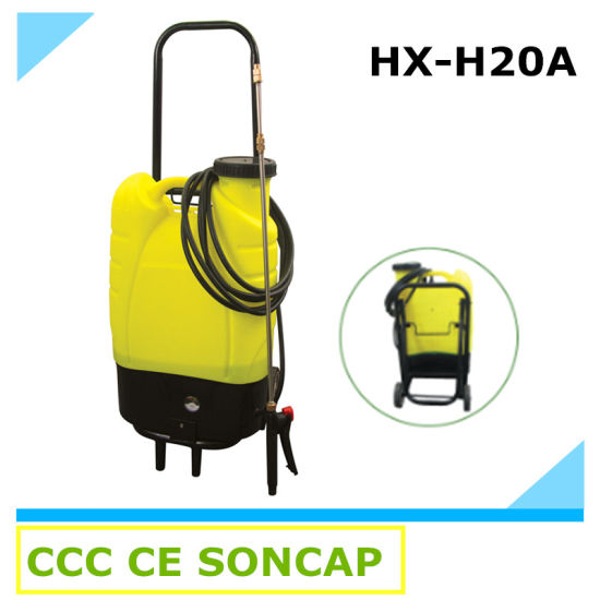 Portable Rechargeable Backpack Electric Agricultural Power Sprayer with Wheels (HX -H20A)