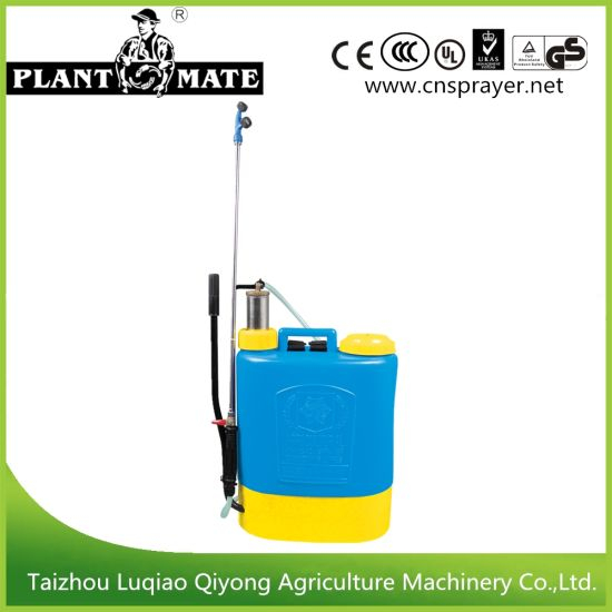 16L High Quality Ss Pump Plastic Agricultural Manual Sprayer (3WBS-16M)