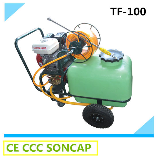 100 Liter High Pressuer Petrol Engine Power Garden Sprayers with Wheels (TF-100)